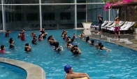 Aqua Zumba at Radisson blu Hyd By Vijaya Tupurani
