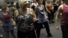 Barb Klontz teaching Zumba Flamenco style
