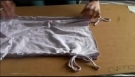 How to make a large t-shirt fitted with lacing