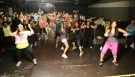 Raquel Call teaching Zumba in California
