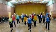 Salsa Street's Zumba class doing Shakira's Waka Waka