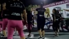 Zumba dancing merengue